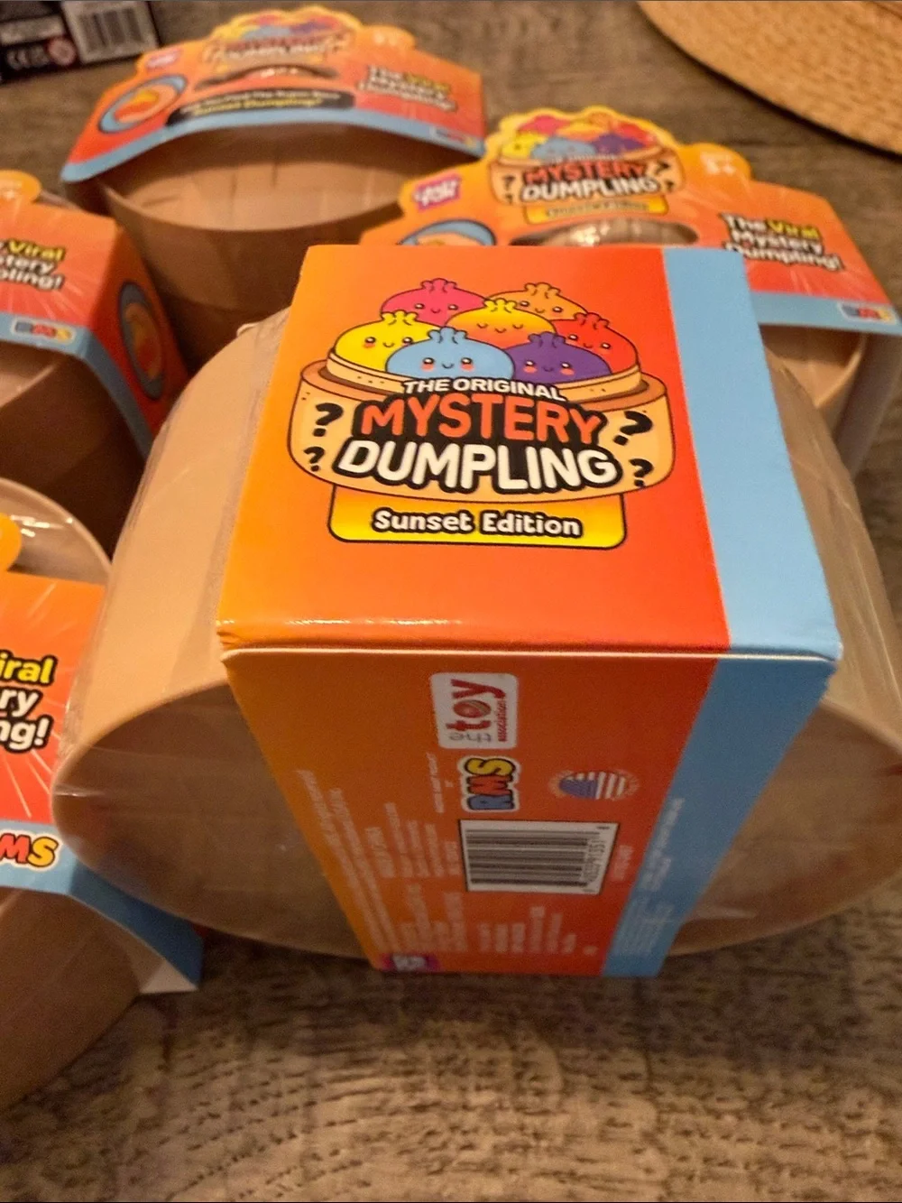 Sunset Edition RMS Crazy Fun Toy Viral Mystery Dumpling Bao Bun Squishy Bulk Set